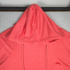 JOE MARLIN Mens Size 2XL Performance Lightweight Hoodie Pullover Pink UV+