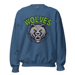 Wolves Basketball Retro Minnesota Unisex Sweatshirt S,M,L,XL,2X,3X