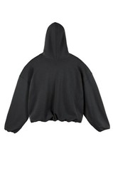 IDLT Basics Loose Perfect Hood iBlack Oversized Unisex Large Double Layer Pocket