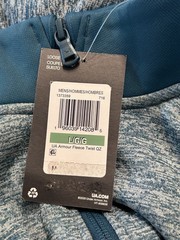 NWT Under Armour Armour Fleece Twist 1/4 Zip Pullover Tourmaline Teal Size Large