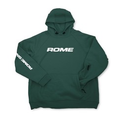 Rome Snowboard Riding Hoodie, Windproof Pullover, Men’s Large, Pine Grove Green