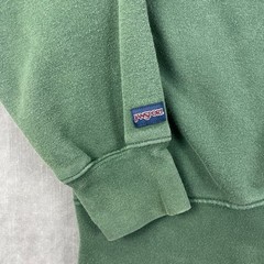 York College Jansport Mens XS Green Crewneck Sweatshirt Collegiate Logo