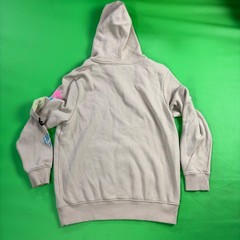 Hurley Aloha Fleece-lined Hoodie Mens L Tan Volcano Sleeve Logo Skate Surf EUC