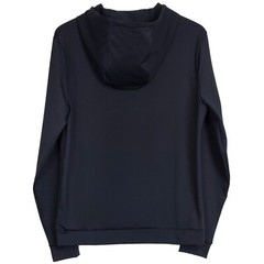 Rhone essentials performance hoodie jet black midweight moisture wicking sports
