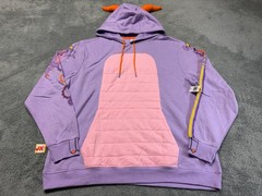 NEW Disney Parks Figment Hoodie Adult Extra Large Purple Epcot Cosplay Pullover