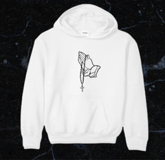 Pray Rosary unisex 100% Cotton Custom Hoodie Sweater S,M,L,XL,XXL