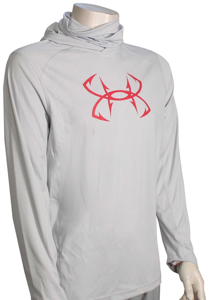 Under Armour Iso-Chill Hook Gaiter Hoody – Halo Grey / Chakra – New