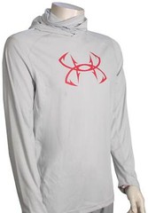 Under Armour Iso-Chill Hook Gaiter Hoody – Halo Grey / Chakra – New