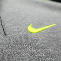 Nike Just Do It Therma Fit Hoodie Sweatshirt Men XL Full Zip Gray Fleece Workout
