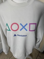 PlayStation x GU Collaboration White Sweatshirt from Japan (US SELLER) Small