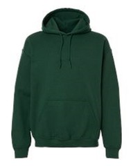 Gildan G185 Mens Long Sleeve Heavy Blend Dark green Pullover Hooded Sweatshirt