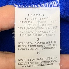 Champion Sweatshirt Mens Large Royal Blue Graphic Logo Knit Cotton Athletic Wear