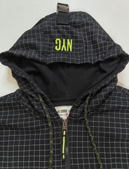 Vintage Triple Five Soul/ 555 NYC Black 1/4 Zip Light Hoodie Men Size M
