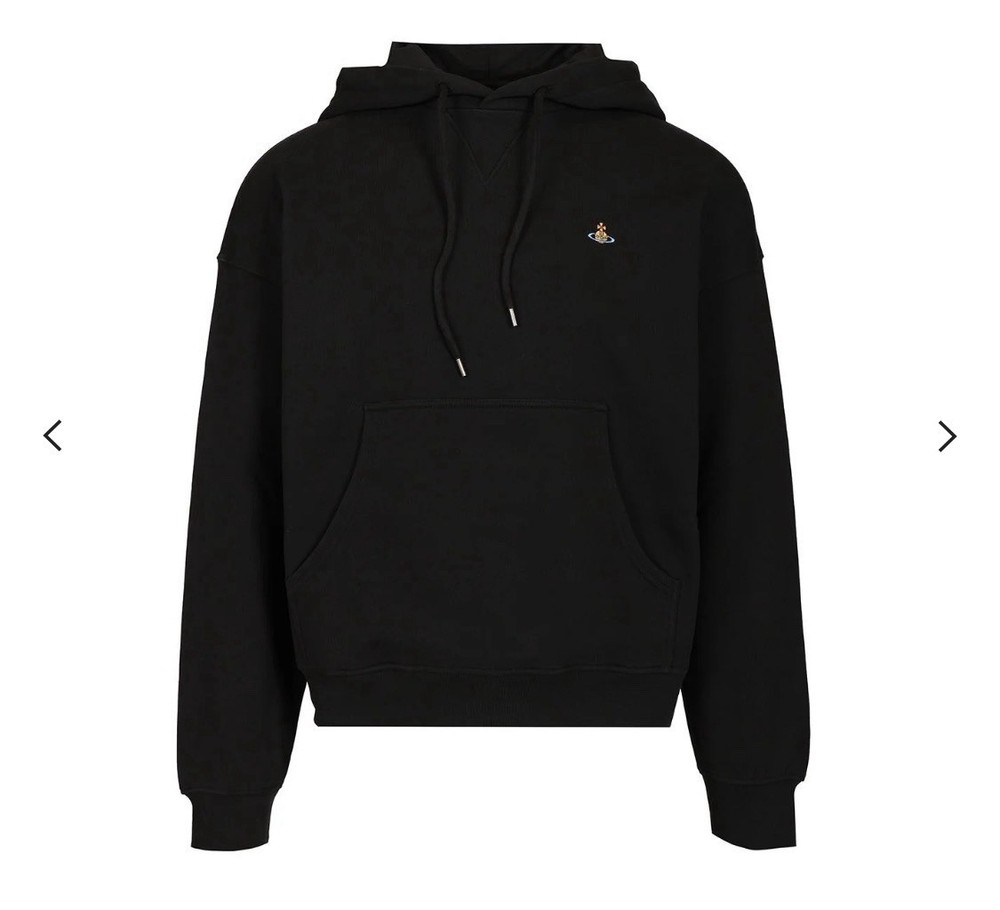 VIVIENNE WESTWOOD ASHTON HOODIE BLACK SizeXL NEW 100% AUTHENTIC