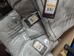 $55 Under Armour Hoodie Mens Small Gray Loose Hustle Fleece Center Logo NWT