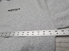 Fear Of God Essentials Classic Hoodie XL Dark Oatmeal Gray Oversized Streetwear