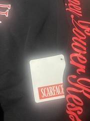 Scarface Full Zip Front And Back Logo Embroidered Front Logo Size Xl
