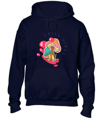 CHILL VIBES HOODY HOODIE FUNNY SUMMER HOLIDAY CLOTHING CASUAL NICE TOP