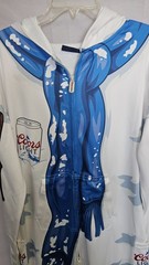 NWOT Coors Light Body Suit Beerman Snowman Holiday Hooded Jumpsuit, Size-Med