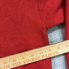 Vtg India Ink Pullover Sweatshirt Unisex OS Red USA Made Bear XMas Handpaint 90