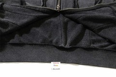 Mens Women Thug Hooded Club Pullover Hoodie Cardigan Zip Sweatshirt Jumper Coat