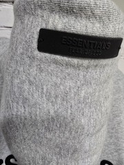 Fear Of God Essentials Classic Hoodie XL Dark Oatmeal Gray Oversized Streetwear