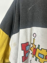 Vintage 1980’s Peter Max Sweatshirt Multicolor Face Graphic Reversable Pullover