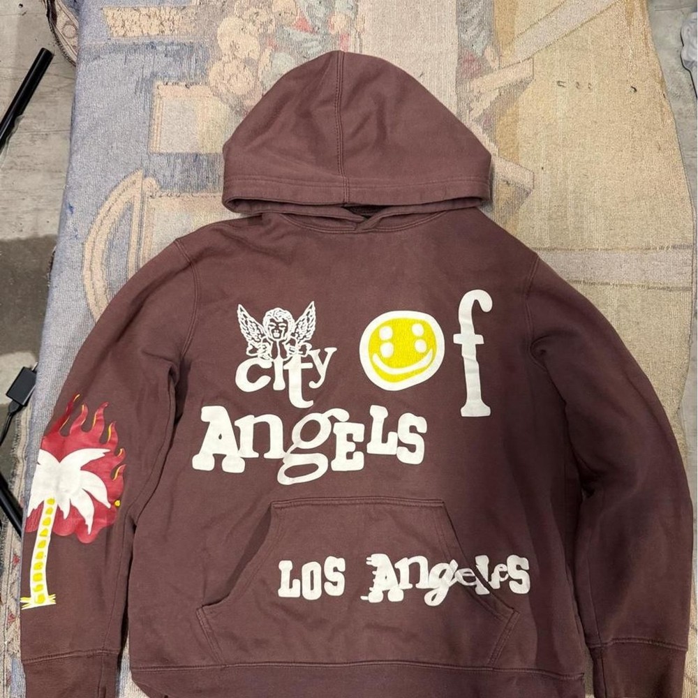 Pacsun Men’s Brown and Burgundy Hoodie