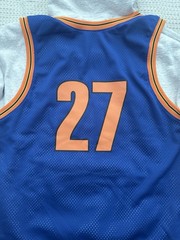SUPREME New York Knicks Basketball Jersey / Hooded Sweatshirt Combo in Size M