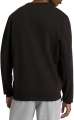 Puma Men’s Long Sleeve Textured Crew Pullover Sweatshirt, Black, Size M