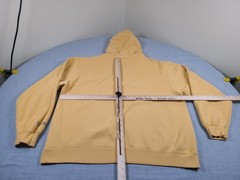 RAGBRAI Hoodie Sweatshirt Mens Large Yellow Annual Cycling Event Vintage 90s