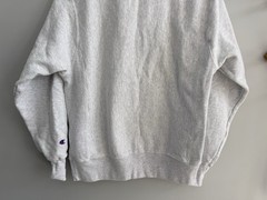 Champion Reverse Weave Boston Pullover Sweatshirt Adult Sz S Heather Light Gray