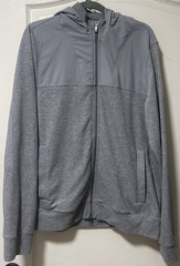 Under Armour Hoodie Mens Large Gray Fitted All Season Gear Zip Sports HEAVY