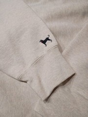Mens The Black Dog HOMEPORT Classic Heavyweight Hoodie Sweatshirt Sz 3XL Oatmeal