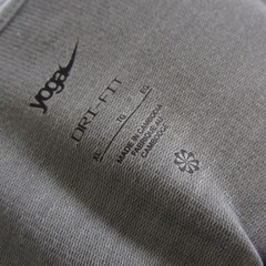 Nike Yoga Hoodie Mens Extra Large Athletica Performance Heather Gray Boxy