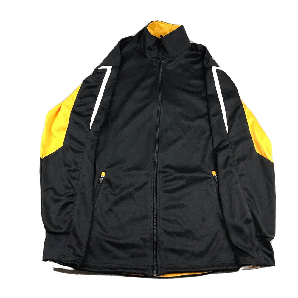 Holloway Sweatshirt Adult Small Black Full Zip Pockets Breathable Lightweight