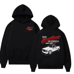 The Heartbeat Of America Chevy Hoodie ? 88?98 Chevy Truck Graphic Tee, Retro OBS