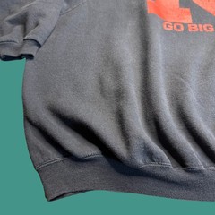 Vintage Nebraska Sweatshirt 4X Black Go Big Red College Football Crewneck