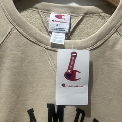Champion Beige Phys Ed Sweatshirt Pullover Crew Neck Size XL
