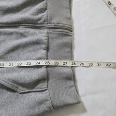 Dickies Men’s Gray Full Zip Hooded Waffle Lined Hoodie w/ Pockets Size L