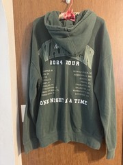 Morgan Wallen One Night At A Time World Tour Hoodie Mens L Green Concert 2024
