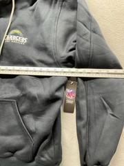 New With Tags XL Chargers Zip Up Hoodie With Inside Pocket Heavy Sweatshirt 0002