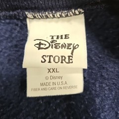 Vintage The Disney Store Tigger XXL Navy Blue Crewneck Sweatshirt Pooh USA