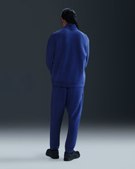 Nike 24.7 Mens Dri-FIT 1/2-Zip Soft Fleece Pullover Top Royal Blue M L