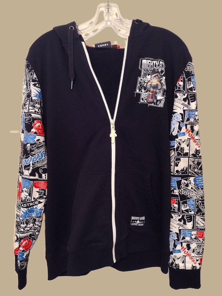 Astro Boy Mighty Atom Zip Up Hoodie Jacket Size L (175/96B)