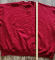 Vintage Russell Athletic Crewneck Blank sweatshirt 3XL (Red/Crimson)
