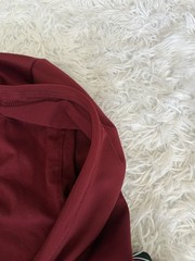 Nike Adult S Deep Red Side Design Hoodie. Great Shape & Quality