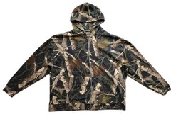 No Boundaries (Dark Tree Camo – 2XL) Zip Hoodie with Long Sleeves heavyweight