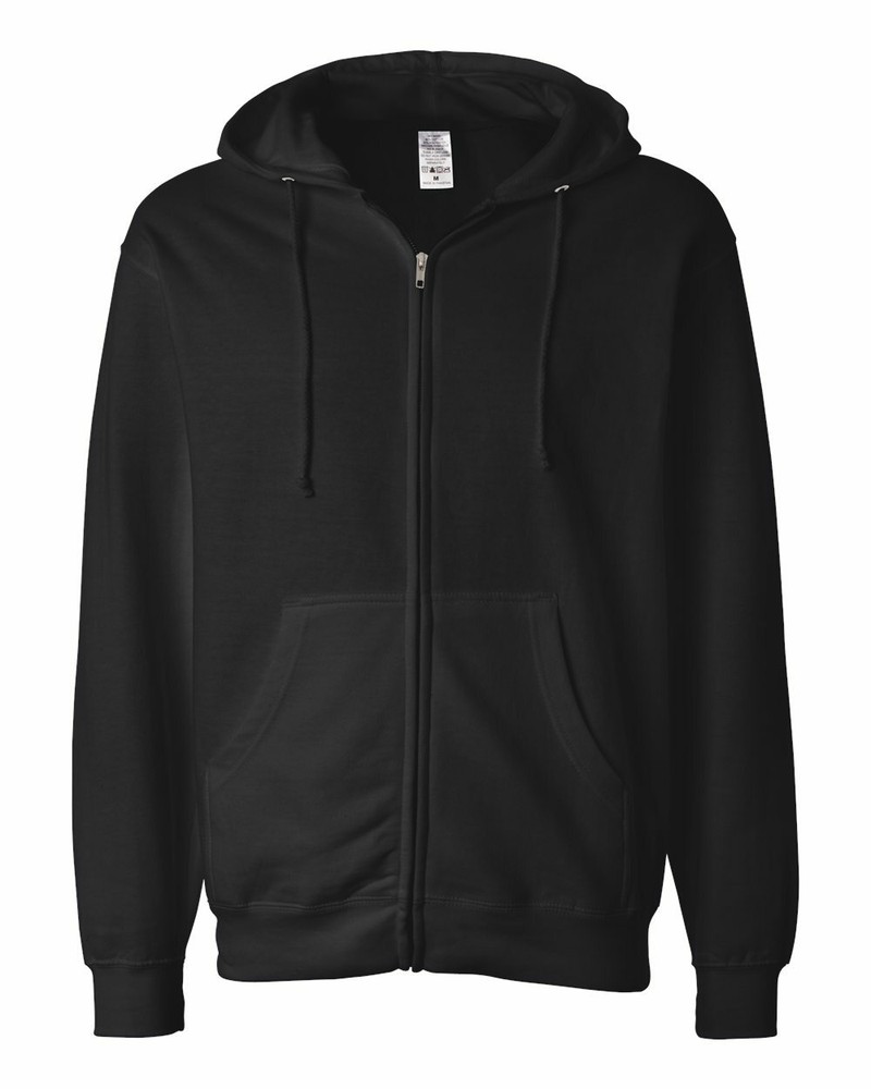 Independent Trading Co. Mens Midweight Full-Zip Hooded Sweatshirt – SS4500Z