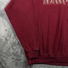 Vintage University Of Indianapolis Colts Sweatshirt Mens XL Maroon Football NFL